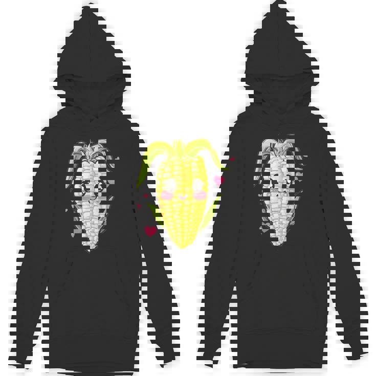 愛らしいかわいいコーンのハート付き。 パーカー