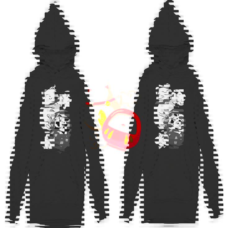 招き猫 招き猫だるま カワイイ パーカー