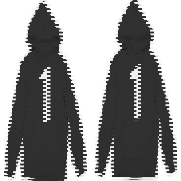 数字アルファベット 1 数字 パーカー