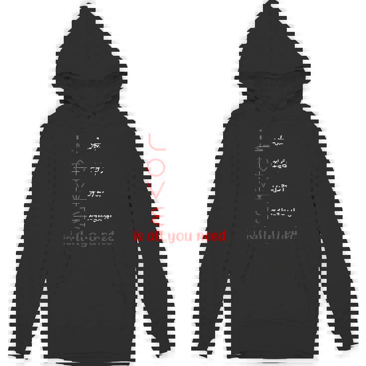 数学 Love Is All You Need グラフ数学教師 Hoodie