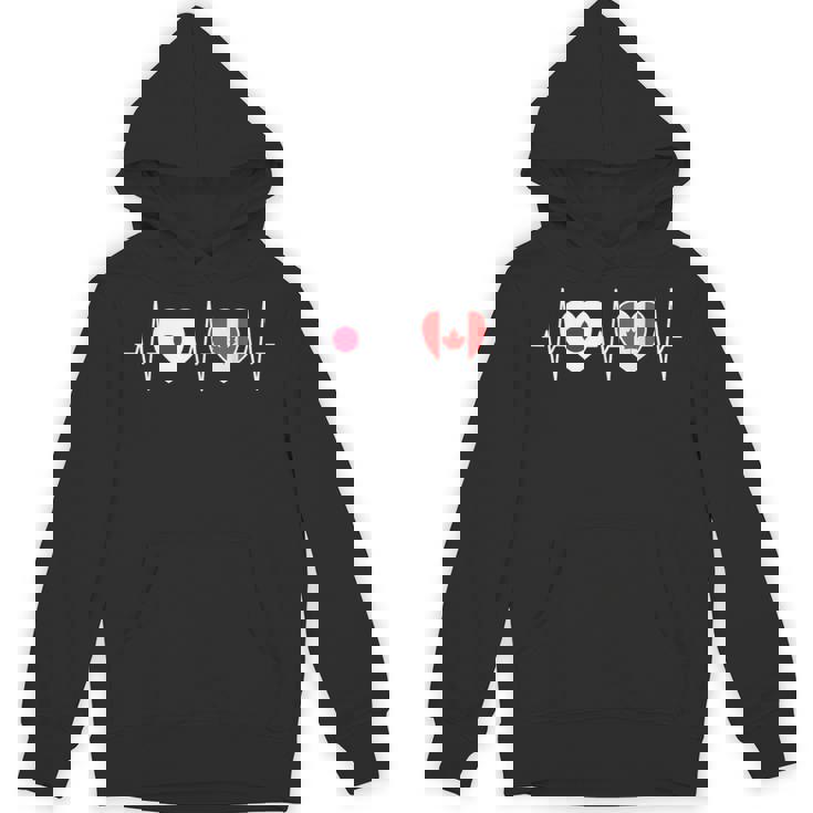 日本とカナダ カナダ国旗 国旗 パーカー