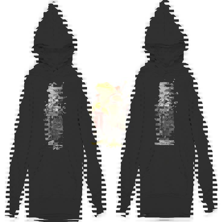 日本の侍カエル パーカー