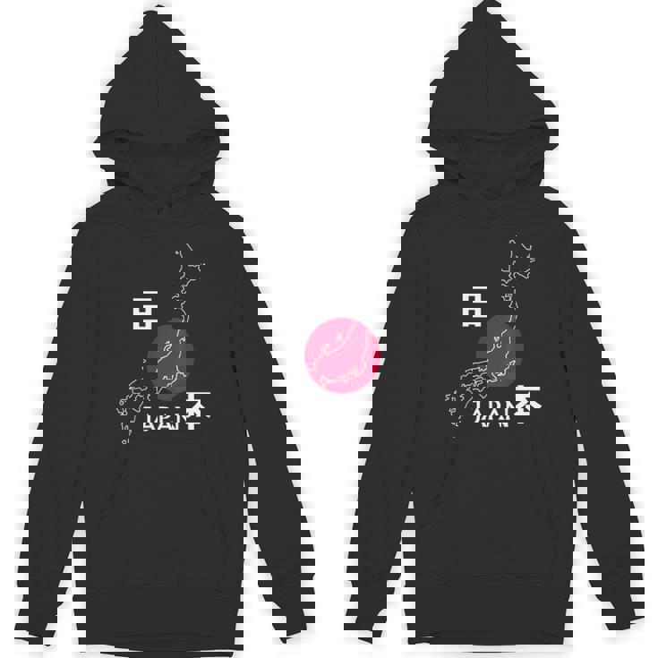 日本地図日本の観光ギフト Hoodie