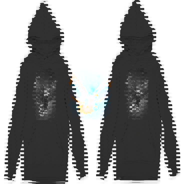 星空の雄大な鷲 Hoodie