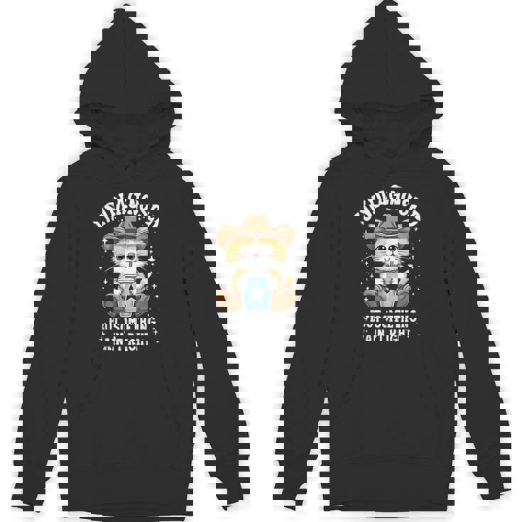 未診断だけど何かが違う猫ユーモア パーカー