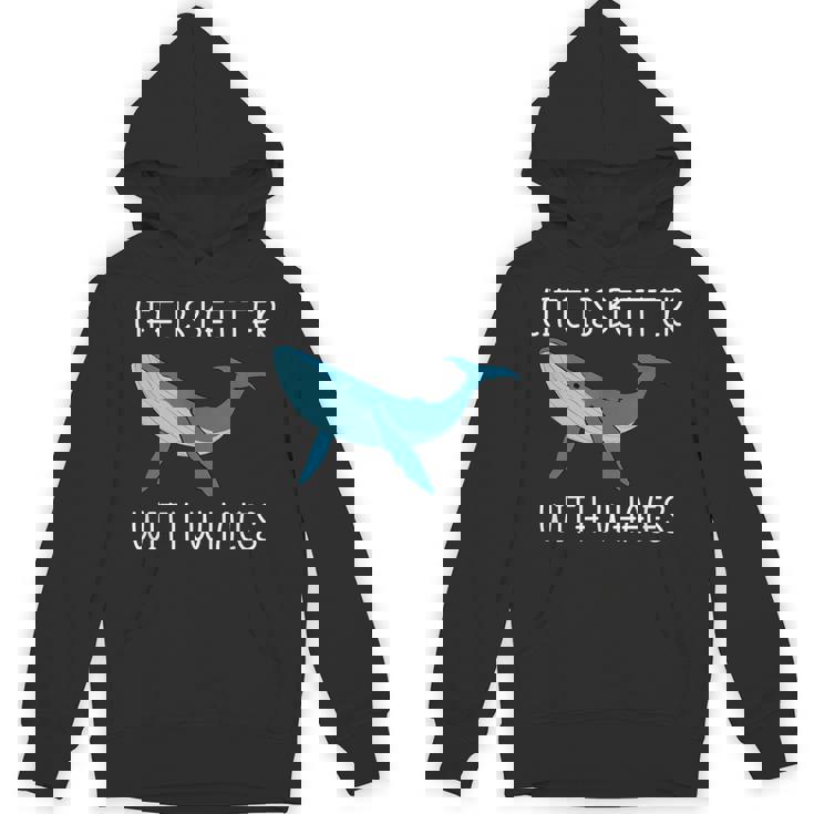 海 自然を愛する人 鯨のいる生活 Hoodie