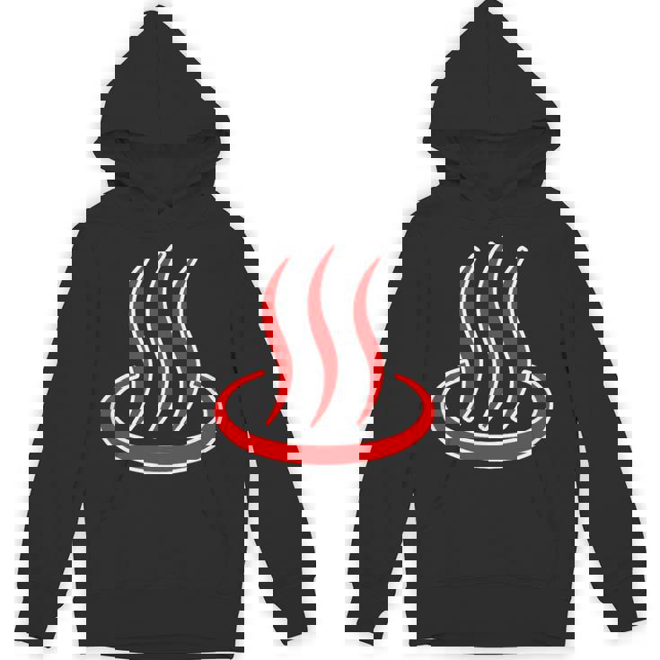 温泉マーク・赤 レッド（アイラブ 温泉／お風呂 大好き）銭湯 記号 お土産 旅行 メッセージ・面白 Hoodie