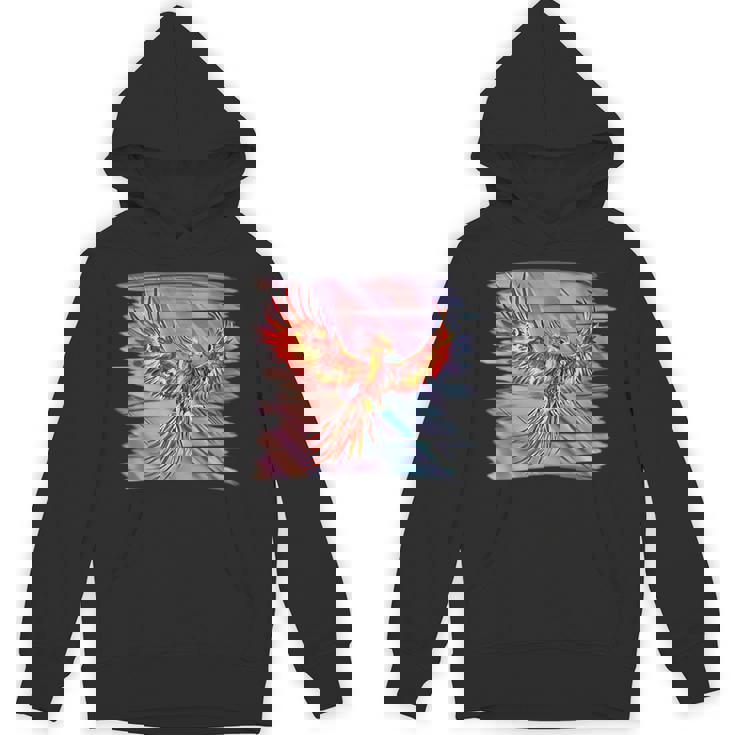 灰からのフェニックス 不死鳥 フェニックス 鳳凰 神話上の生き物 火 バード パーカー