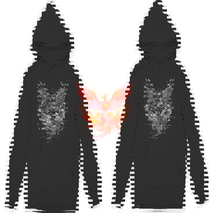 炎 フェニックス 鳥 若返り 神話 鳥 鳳凰 ライジング パーカー