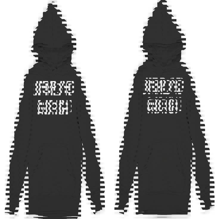 無職 そして豊か 求職者 福祉 面白い かわいい ギャグ パーカー