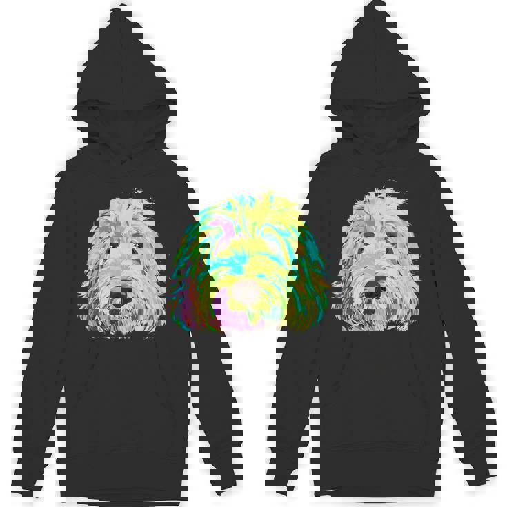 犬 カラフル ラブラドゥードル パーカー