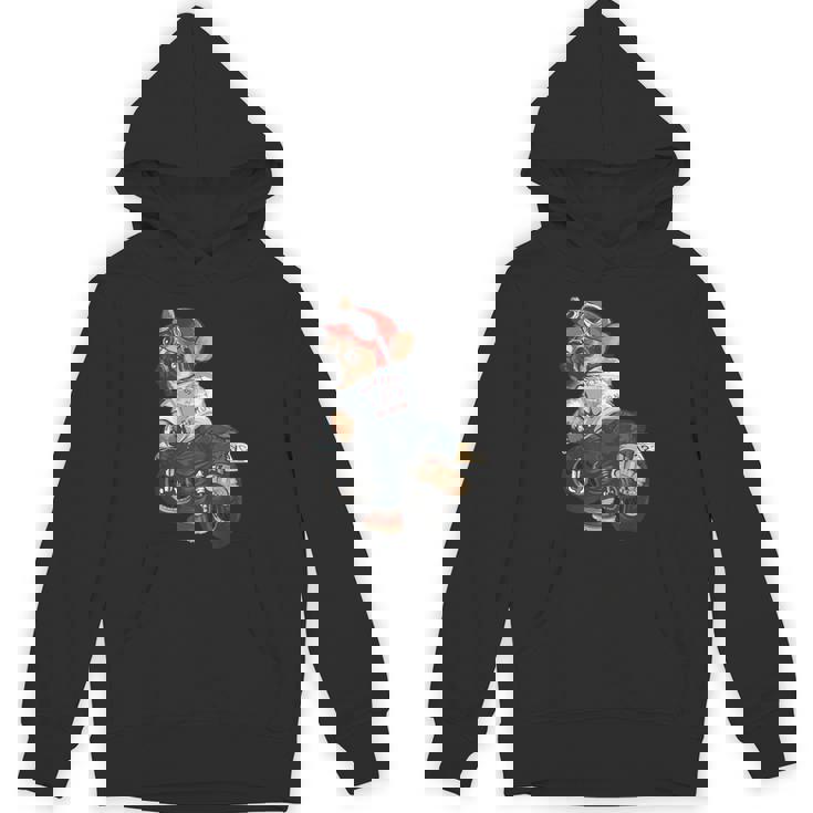 犬 おもしろ バイク オートバイ ライダース バイカー 面白い いぬ Hoodie