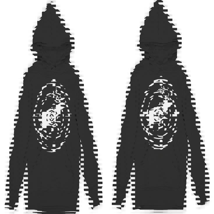 狩猟 射撃 猟師 熊 鹿 猟 ハンター 心電図 おもしろ グッズ 服 面白いtシャツ ライフル ネタ メンズ パーカー