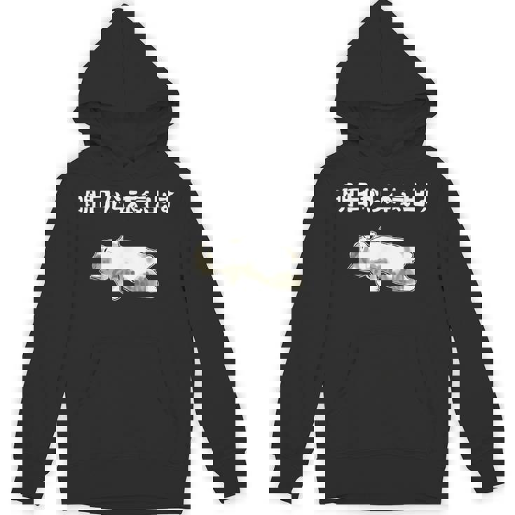 猫好きのためのデザイン メンズ レディース 半袖 明日から本気出す猫のことわざ おもしろ ネタ パーカー