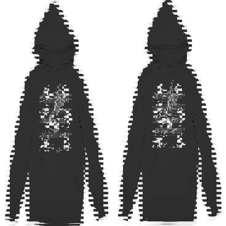 猫好きのトランペット奏者のためのトランペット猫 パーカー