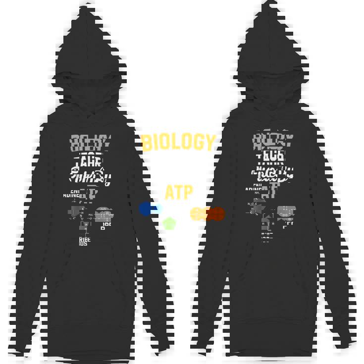 生物学教師 Fueled By Atp 面白い教師 生物学者ギフト パーカー