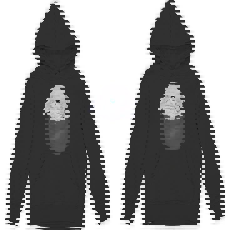 白毛 兎 うさぎ ポケット Hoodie