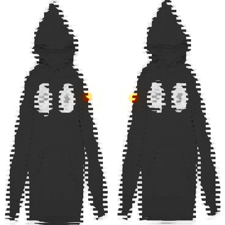 目玉焼きおっぱいビキニ卵おかしいハロウィンコスチューム パーカー