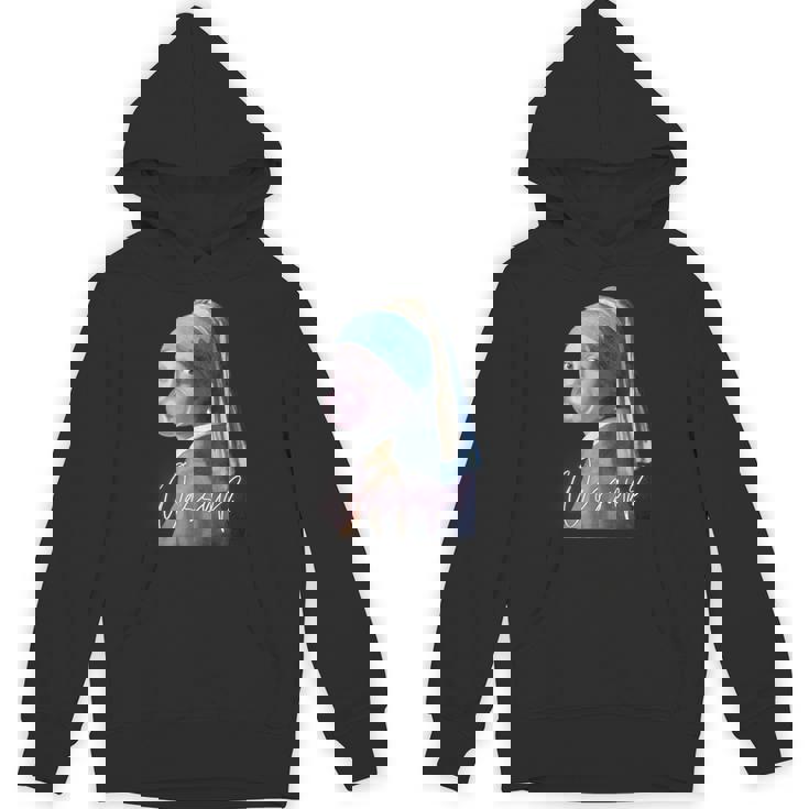 真珠の耳飾りの少女 フェルメール 面白い オルタード アート Wassup パーカー