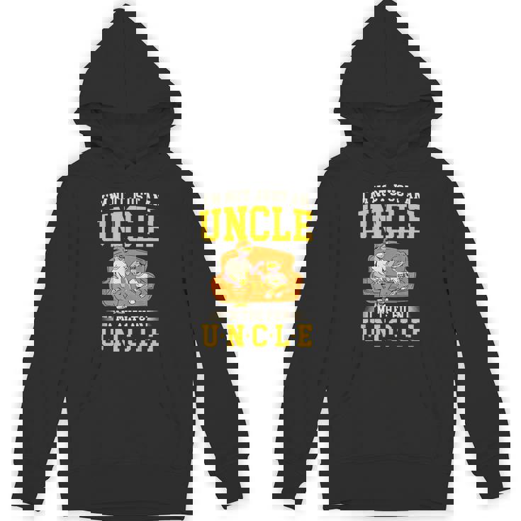 私は楽しいおじさんです 面白いパーティー愛好家のおじさん コスチュームのおじさん パーカー