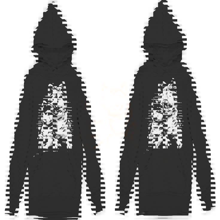 秋田犬 グラフィックtシャツ レディース メンズ Hoodie