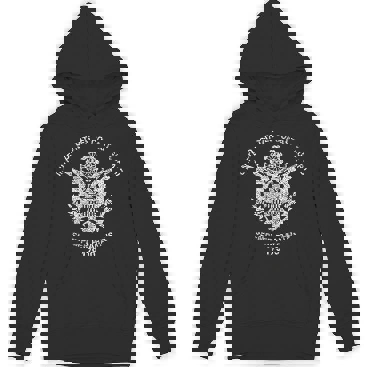 米国沿岸警備隊 Uscgイーグルフラッグ。 Hoodie