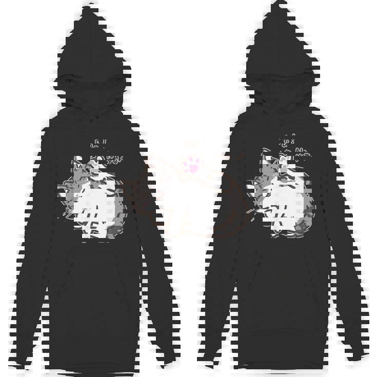 肉球を見せる猫ちゃん キジ白猫 猫好き 動物 かわいい おもしろ ネタ パーカー