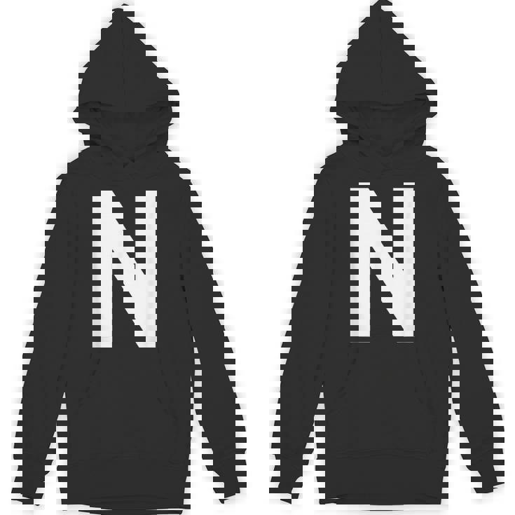 英文字 N 大文字 アルファベット モノグラム イニシャル Abc パーカー