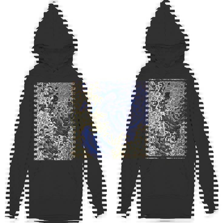 葛飾北斎 男波 パーカー