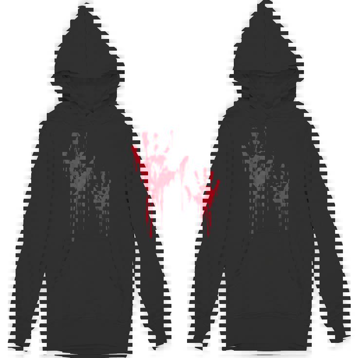 血のスプラッターハロウィーンのゾンビの犠牲者 パーカー