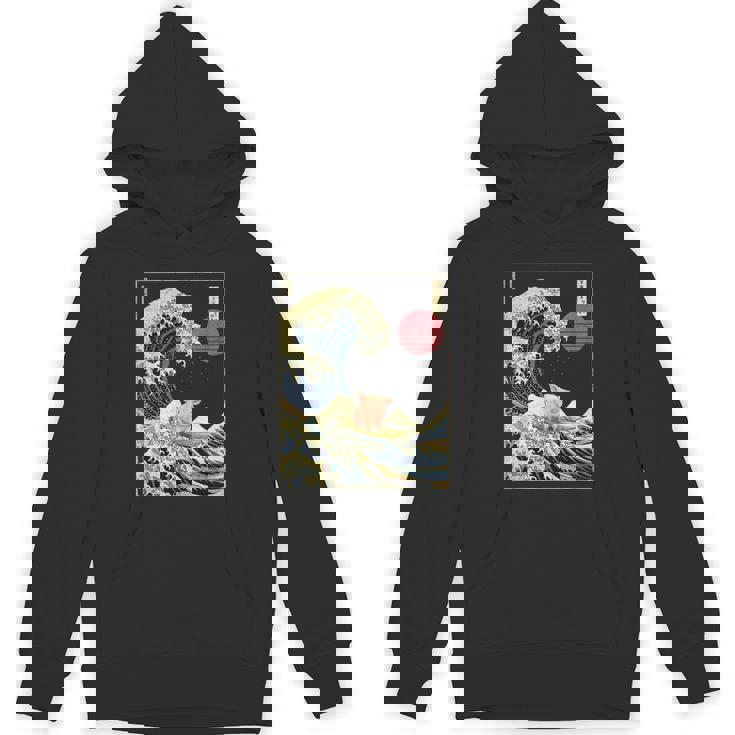 豚 神奈川 波 おもしろ サーフ 動物 パーカー