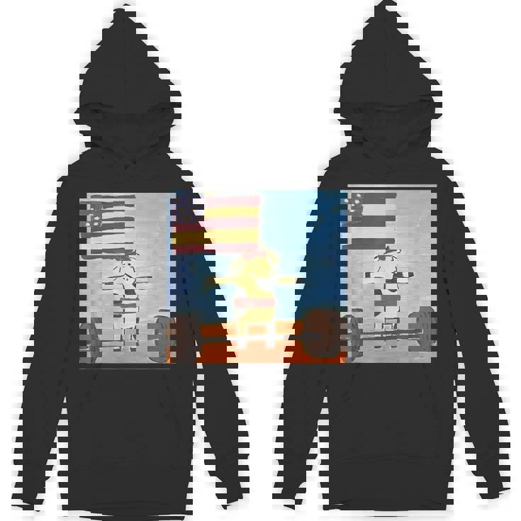 赤身ビーフ パティ赤身ビーフティー デッドリフティングビーフ パーカー