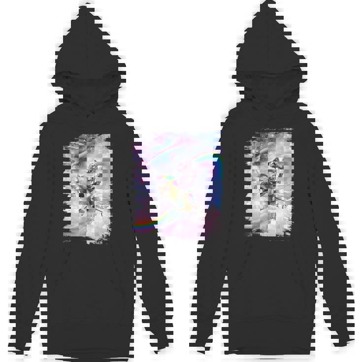 銀河 宇宙飛行士 猫 乗馬 虹 シャーク パーカー