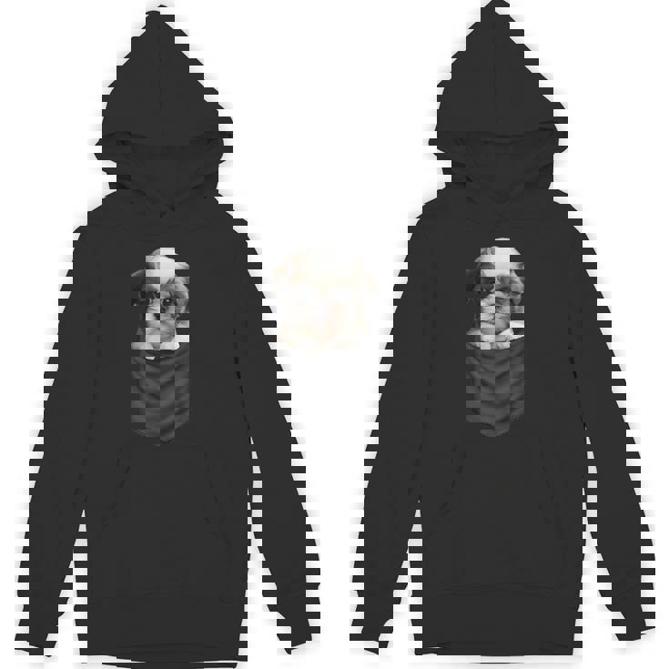 面白いtシャツ シーズー ポケット イヌ わんこ メンズ 犬好き グッズ おもしろ 面白い 服 ネタ Hoodie