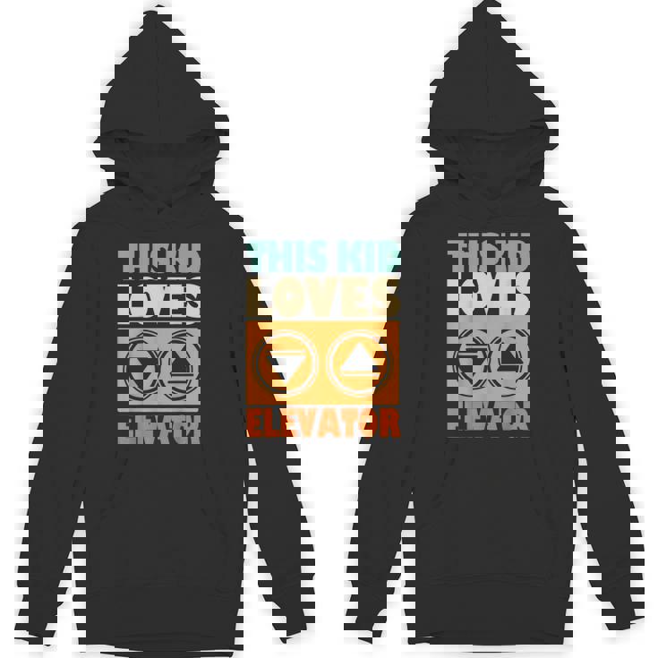 面白い引用エレベーター This Kid Loves Elevator Elevator Loves Elevator パーカー