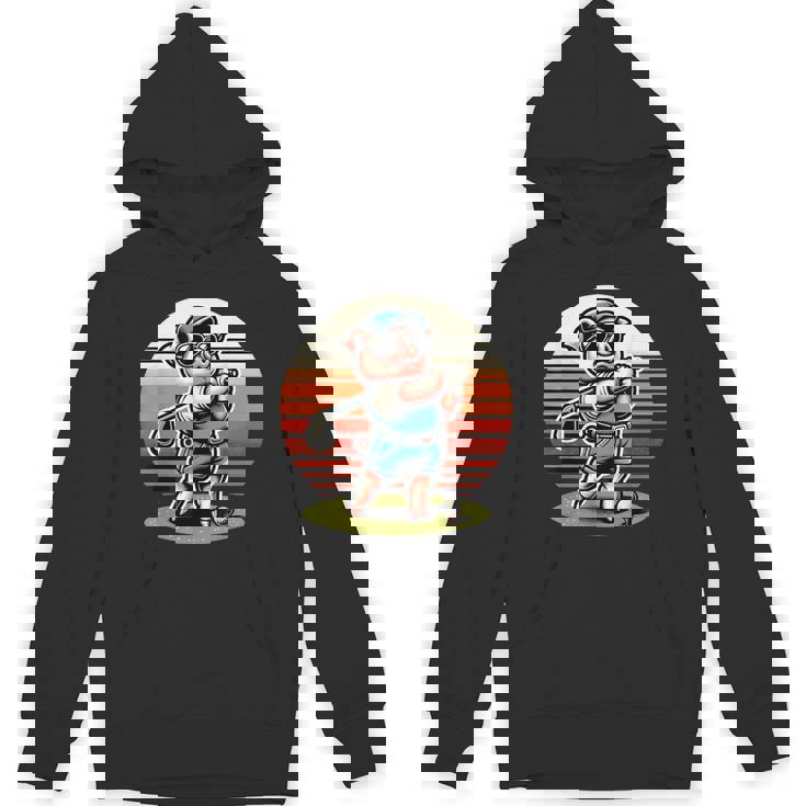 面白い豚ゴルファークールなゴルフスポーツクラブデザイン。 パーカー