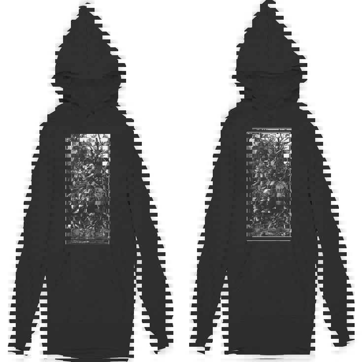 騎士、死と悪魔 1513 アルブレヒト・デューラー 銅彫刻 パーカー