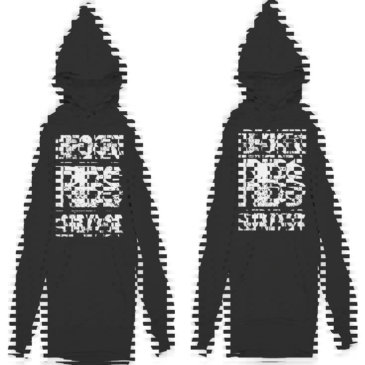 骨折した肋骨サバイバー パーカー