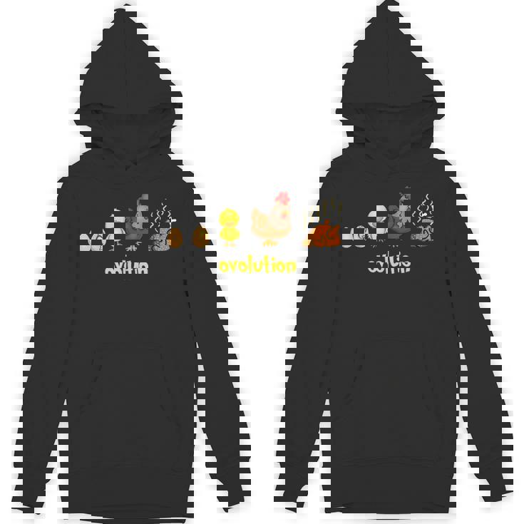 おもしろ 鶏の一生 Ovolution 食物連鎖 パーカー