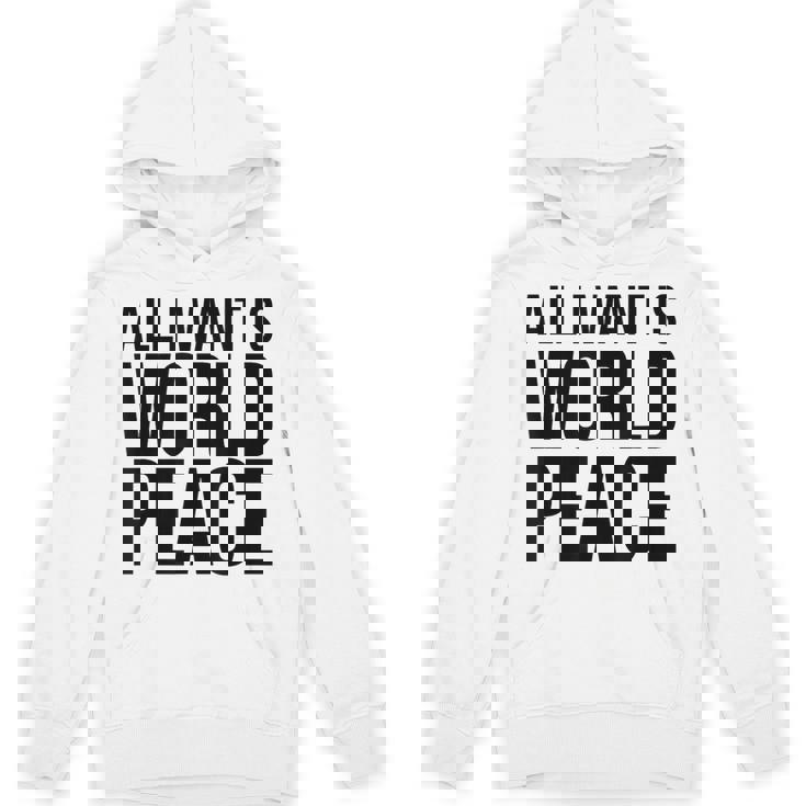 All I Want Is World Peace パーカー