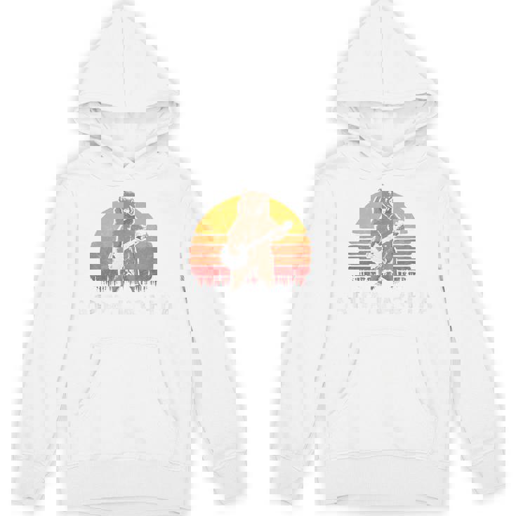 Appalachia Bluegrass Banjo Bear Retro パーカー