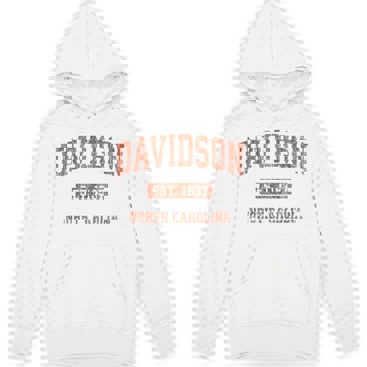 Davidson ノースカロライナ Nc ビンテージ アスレチック スポーツデザイン パーカー