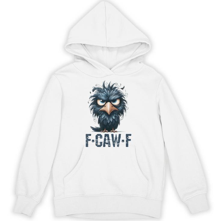 F-caw-f Zwarte kraai Zwarte vogel Grappige kraai F T-shirt