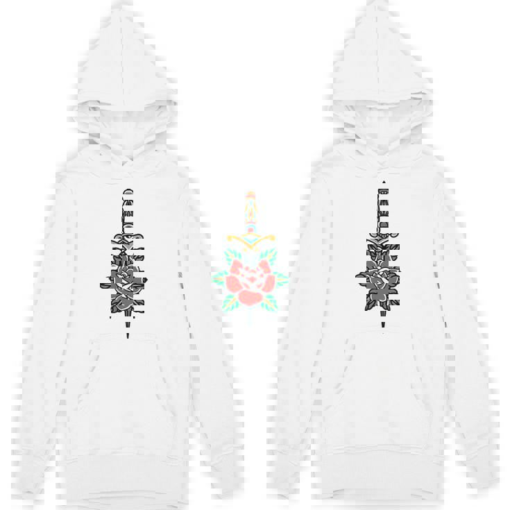 Fake Friends アメリカントラディショナルタトゥー オールドスクールフラッシュ Hoodie