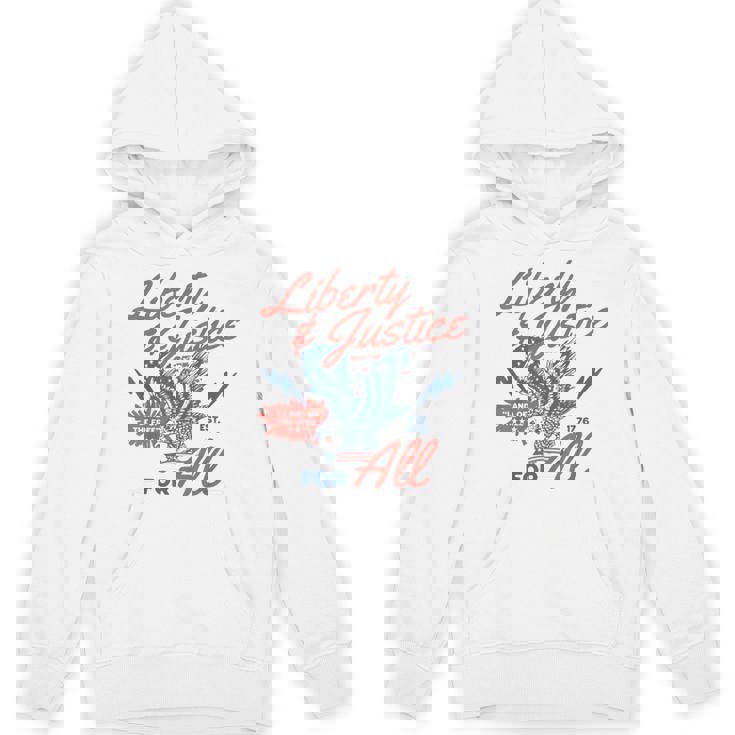 4Th July Land Of The Free Liberty And Justice For All Hoodie
