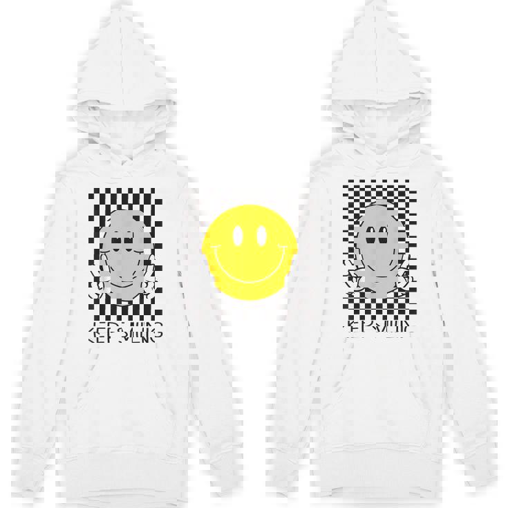 Keepmiling キュート 黄色 幸せ 平和 笑顔 ポジティブ パーカー