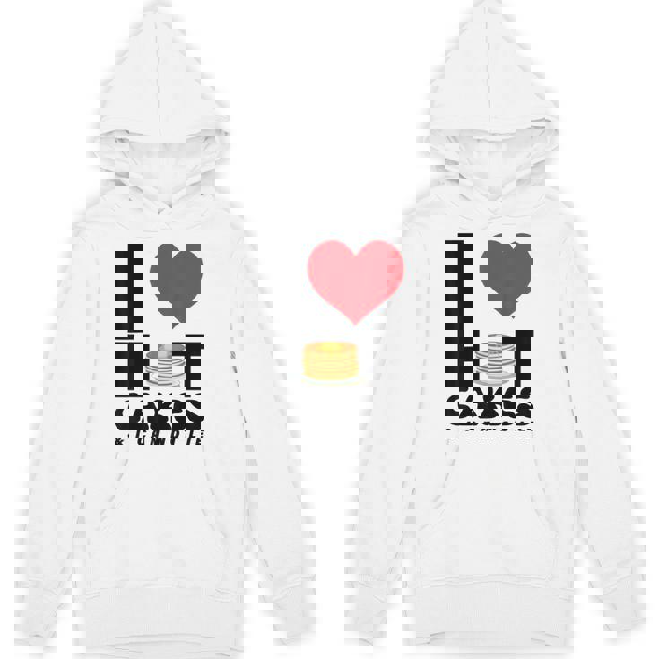 I Love Heart ホットケーキ パンケーキ Flapjacks Can Not Lie Foodie パーカー