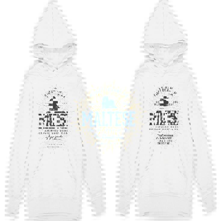 Maltese ギフトヴィンテージマルチーズ パーカー