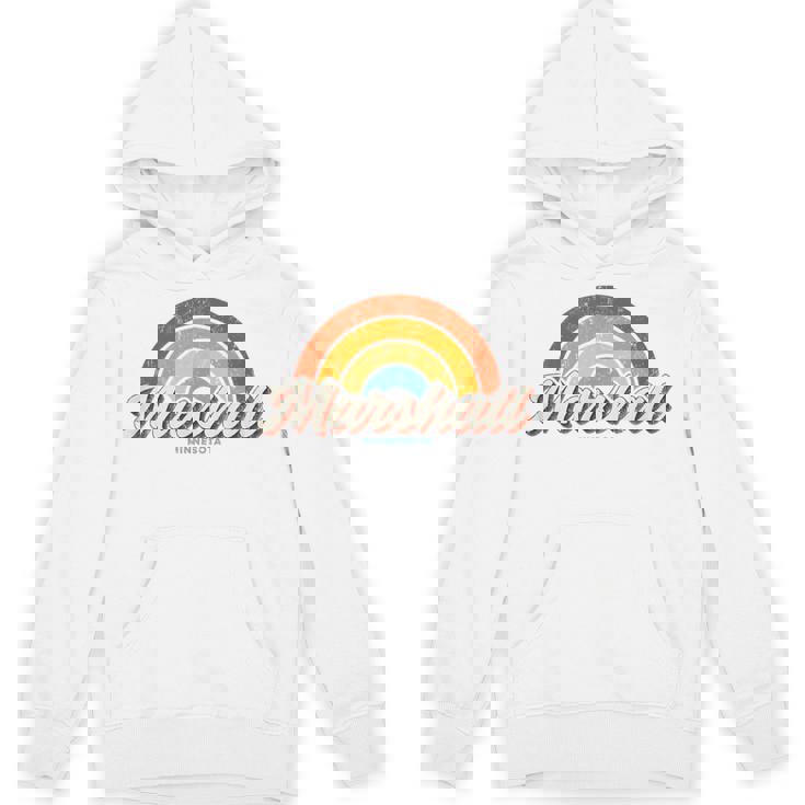 Marshall Minnesota Mnヴィンテージレインボーレトロ70年代 パーカー