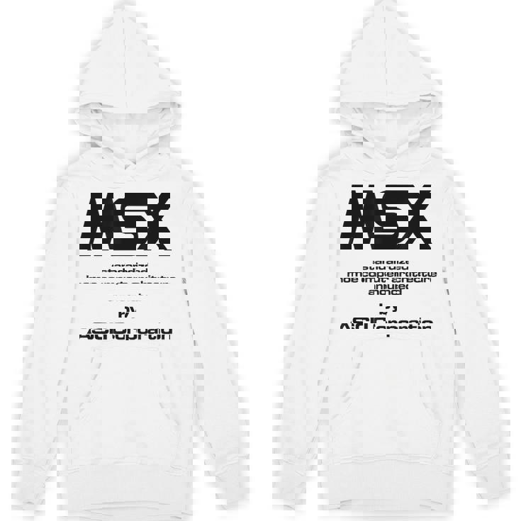 Msx コンピューター Hoodie